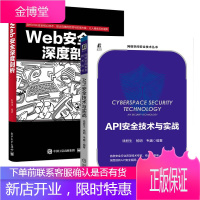 [全2册]Web安全深度剖析API安全技术与实战API安全漏洞API安全设计及API安全治理网络安