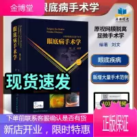 眼底病手术学 第2二版 刘文 原视网膜脱离显微手术学眼科书籍眼科学眼专业医生门诊笔记实用图谱人民卫