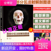 面部分区注射解剖图谱 徐飞 金光龙主編 2019年5月出版 微整形注射美容解剖医学技术 微整形注