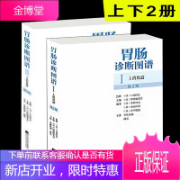 正版 胃肠诊断图谱上消化道+胃肠诊断图谱下消化道 内科临床医学书籍 实用消化内科临床医学书