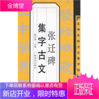 名碑名帖古文集字帖-《张迁碑》集字古文,陆有珠,广西美术出版社9787807465447