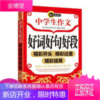 中学生作文好词好句好段精彩开头精彩过渡精彩结尾书剑手把手作文
