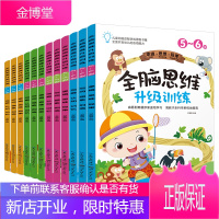 全套12册 儿童全脑思维开发能力训练 全脑书籍 左右脑智力开发3-6岁连线迷宫书捉迷藏