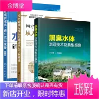 黑臭水体治理技术及典型案例+污水处理工程工艺设计从入门到精通+水处理新技术书籍