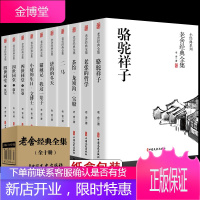 全10册老舍经典作品全集茶馆四世同堂老舍散文集济南的冬天龙须沟猫城记我这一辈子老舍的书正版原著