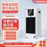 英鹏防爆半导体暖风机BFM-3EX-LDB 3千瓦大功率大面积恒温PTC加热取暖器车间地库养殖保温