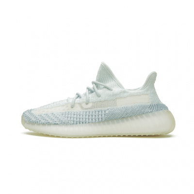 Yeezy Boost 350 V2 Cloud White椰子鞋 冰蓝 云白-FW3043