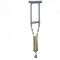 医用拐杖不锈钢腋下拐防滑老人拐棍骨折残疾人高度可调手杖 普通款 小号一支（身高138-160身高）