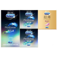 杜蕾斯（ Durex）持久装避孕套超薄久战 家庭装共12只 延时安全套螺纹刺激 倍润超薄 男用套套计生用品