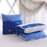 抱枕被两用空调被多功能抱枕学生宿舍抱枕汽车办公室靠枕 梦幻海底 小号（展开105*150cm）