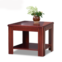 徽源昇TCJS——752办公家具茶几双层中式油漆方茶几