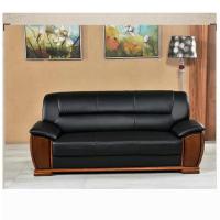 徽源昇HF757高档皮质三人位沙发办公沙发会议室沙发商务接待沙发三人位沙发(不含茶几)