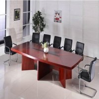 徽源昇HF759会议桌长桌贴皮会议台洽谈桌接待条形板式桌简约 4.5米会议桌+20张会议椅
