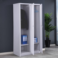 徽源昇TCJS——689员工柜存包柜鞋柜宿舍学校多门柜带锁 二门更衣柜