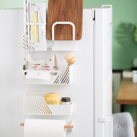 纳谷冰箱置物架厨房用品冰箱侧面挂架多功能家用侧壁挂架收纳架