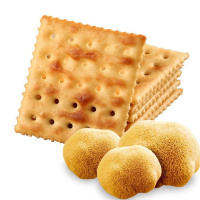 猴菇苏打【无蔗糖】 3斤特价【1500克约150片】 无蔗糖苏打饼干咸味海苔香葱猴菇多种口味粗粮零食梳打饼整箱批发