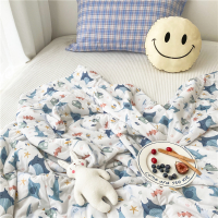 自带冰凉触感の夏被可水洗舒适夏凉被空调被卧室被子卡通被