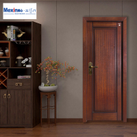 美心木门卧室门定制实木烤漆室内门套装门8747环保油漆门全木门