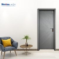 美心木门 定制卧室门 现代简约室内门环保静音门8950油漆门简爱