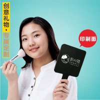 创意化妆镜便携手柄镜送女友闺蜜DIY定制公主镜抖音网红美妆颜镜
