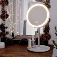 化妆镜小卧室寝室旅馆卫生间妆前镜多色厕所小号店美妆镜灰色