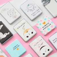 可爱便携双面折叠随身镜女生美妆镜化妆镜小清新学生梳妆镜小镜子