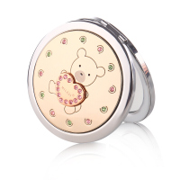 小熊镜子 化妆镜 便携美妆镜双面折叠镜随身梳妆镜子创意生日女生小礼品老婆送女友感恩节