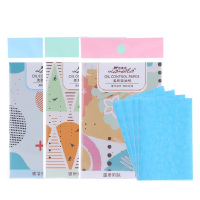 吸油蓝膜亚麻纤维蓝膜吸油纸面部男女士控油吸油面纸脸部清爽化妆工具去油纸