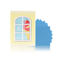 芬龄芦荟嫩肤吸油纸100片F3415-4吸油面纸补妆定妆控油