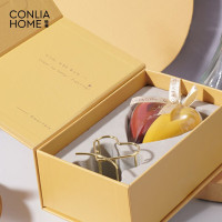 悦舍 尔木萄美妆蛋套盒心形 化妆蛋海绵粉扑套盒 干湿两用细腻服帖不吃粉