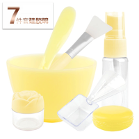 硅胶调面膜碗棒套装套装DIY工具刷喷瓶量勺泡压缩面膜纸 调膜碗