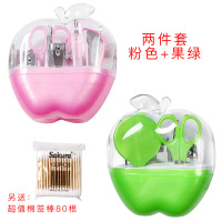 2019新款指甲剪9件套指甲刀套装指甲剪苹果型指甲钳便携家用掏耳勺修死皮推工具