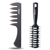 男士专用复古油头梳子蓬松造型大背头纹理定型梳造型梳大齿排骨梳