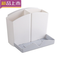 放梳子置物架梳子架放梳子的收纳筒浴室壁挂卫生间免打孔牙膏盒牙刷梳子置物架