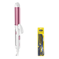 飞科(FLYCO)卷发棒 卷直两用迷你不伤发内扣直发器拉直板夹板防烫发空气刘海大卷蛋卷FH6875