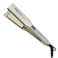 千艺智能触摸控温直发器负离子护发拉直夹发板烫板卷直两用家用理发店 土豪金 升级版 电镀金面板