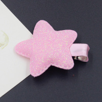 倾饰阁儿童发夹发饰品刘海夹女孩可爱蝴蝶爱心星星边夹卡通亮片彩色女童一字夹