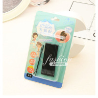 盘发发夹韩国黑色边夹造型发夹韩版头饰品日韩一字夹刘海夹发饰女