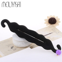 美丽义饰 盘发器发饰韩版丸子头盘发器公主头花苞头韩式海绵盘发棒造型美发工具女