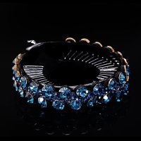 [好货]中年妈妈盘头发夹丸子头发饰水钻盘发器发卡约百搭淑女成人花苞头造型器头花