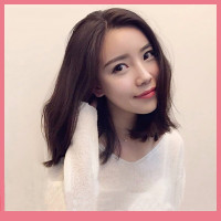 瑞纳丝 假发女中长发梨花卷网红中分真发头套假发套头套式时尚短发假发女