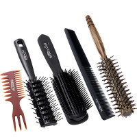 梳子 男士专用吹头发型排骨梳子卷发梳美发梳大背头蓬松造型神器女家用定型造型梳发廊理发店家用梳子a