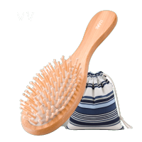 IMVII楠竹荷木气囊梳保健经络养生防脱发木梳气垫按摩梳梳子卷发美发梳男女防静电礼盒定制女送爸妈