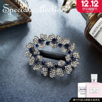 SPECIALCOLLECTION欧美复古花朵不易滑落发饰发夹边夹女头饰顶夹马尾夹暗夜如歌