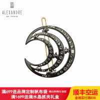 法国亚历山大发夹ALEXANDRE DE PARIS月空系列边夹刘海夹头饰发饰发卡