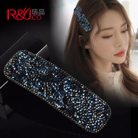 碎发夹头夹满钻刘海bb夹大号韩国成人一字夹子头饰品顶夹大发卡子