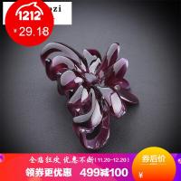 韩国时尚盘发抓夹大号简约中号发夹女头饰顶夹卡子发饰品洗澡发爪