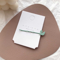 韩版简约网红笑脸一字发夹日系发卡少女刘海边夹彩色星星夹子头饰