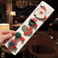 魅力宠儿 圣诞发夹女韩国童趣卡通动物皮革边夹发卡子头饰英伦少女可爱配饰