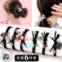 [20件装]发圈扎头发饰橡皮筋发绳头绳头饰品发箍发卡头花发带刘海发夹头饰